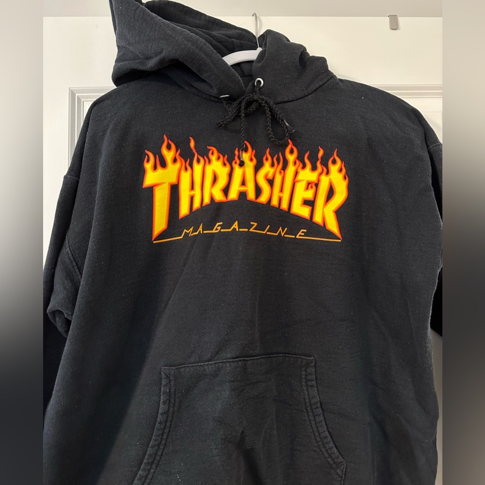Thrasher classic medium black hoodie